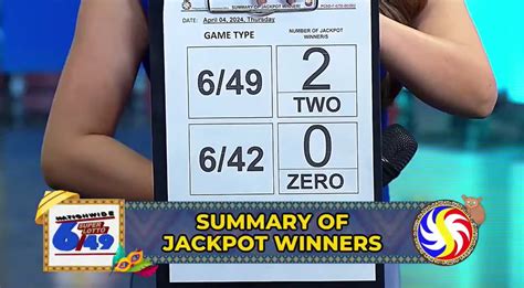 2 bettors each win Super Lotto 6/49 and Lotto 6/42 jackpots on .